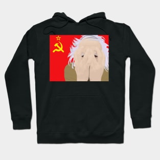 Crazy Soviet Scientist - Vector Art Hoodie